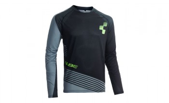 CUBE AT Rundhalstrikot Essentials lang #10669 - Gr. M
