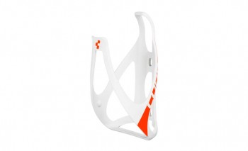 CUBE Flaschenhalter HPP matt white´n´flashred #13074