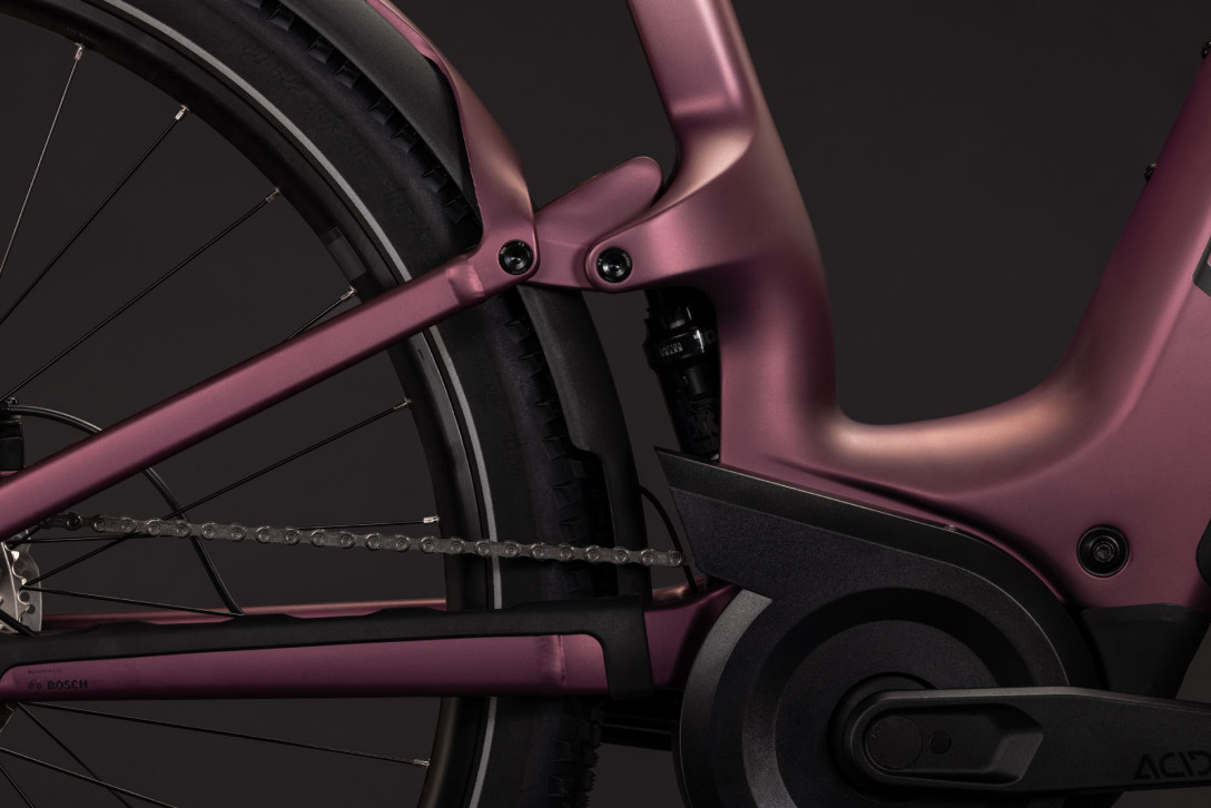 Cube Nuride Hybrid ONE11 HPC SLX 800 mauve´n´black 2027 Easy Entry