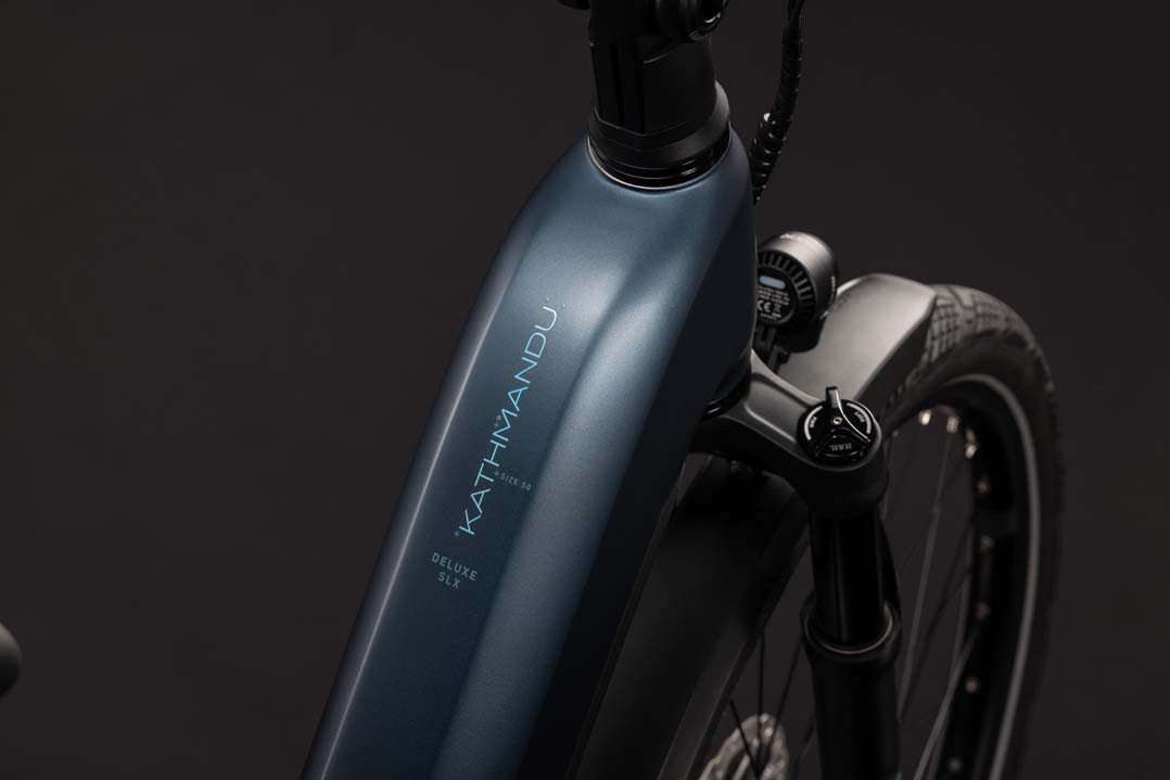 Cube Kathmandu Hybrid Deluxe SLX 800 mineralblue´n´blue 2027 Easy Entry