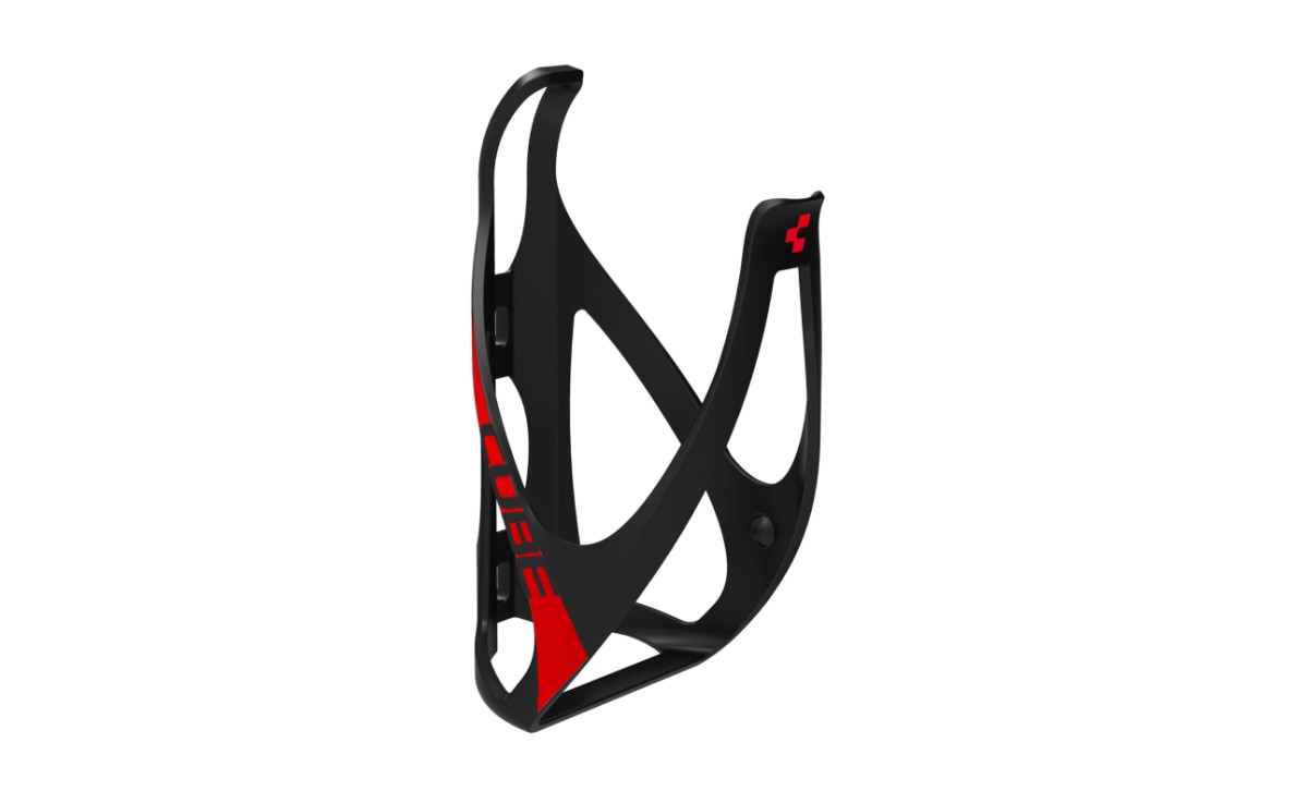 CUBE Flaschenhalter HPP matt black´n´red #13014
