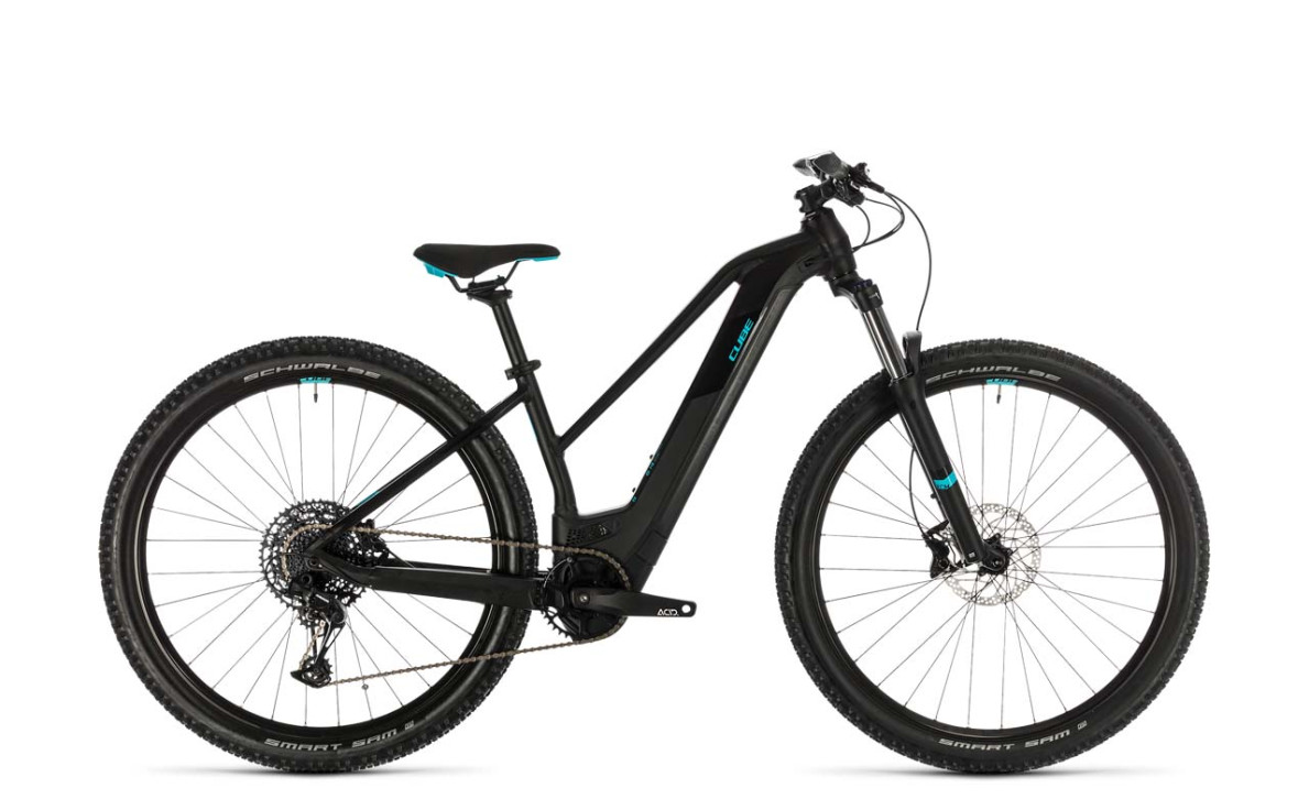 Cube Access Hybrid EX 625 29 black´n´aqua 2020 Damen MTB Trapez