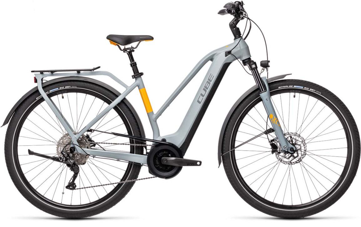 Cube Touring Hybrid Pro 625 grey´n´orange 2021 Trapez