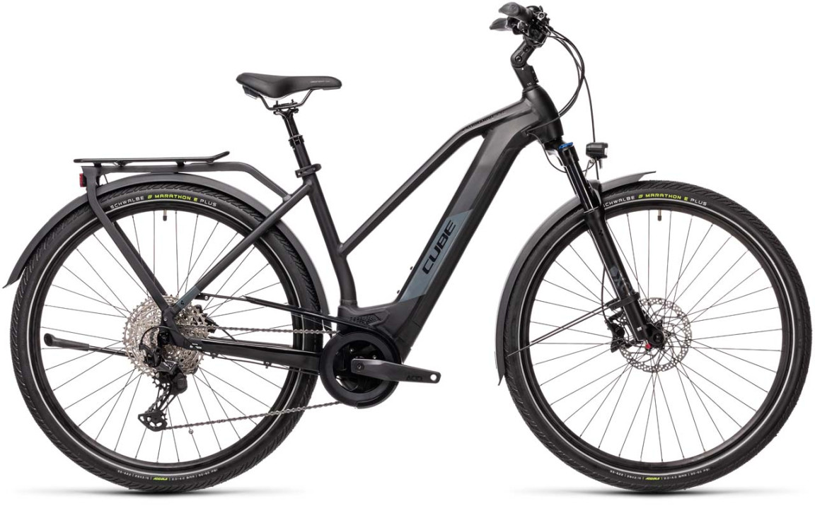 Cube Kathmandu Hybrid EXC 625 black´n´grey 2021 Trapez