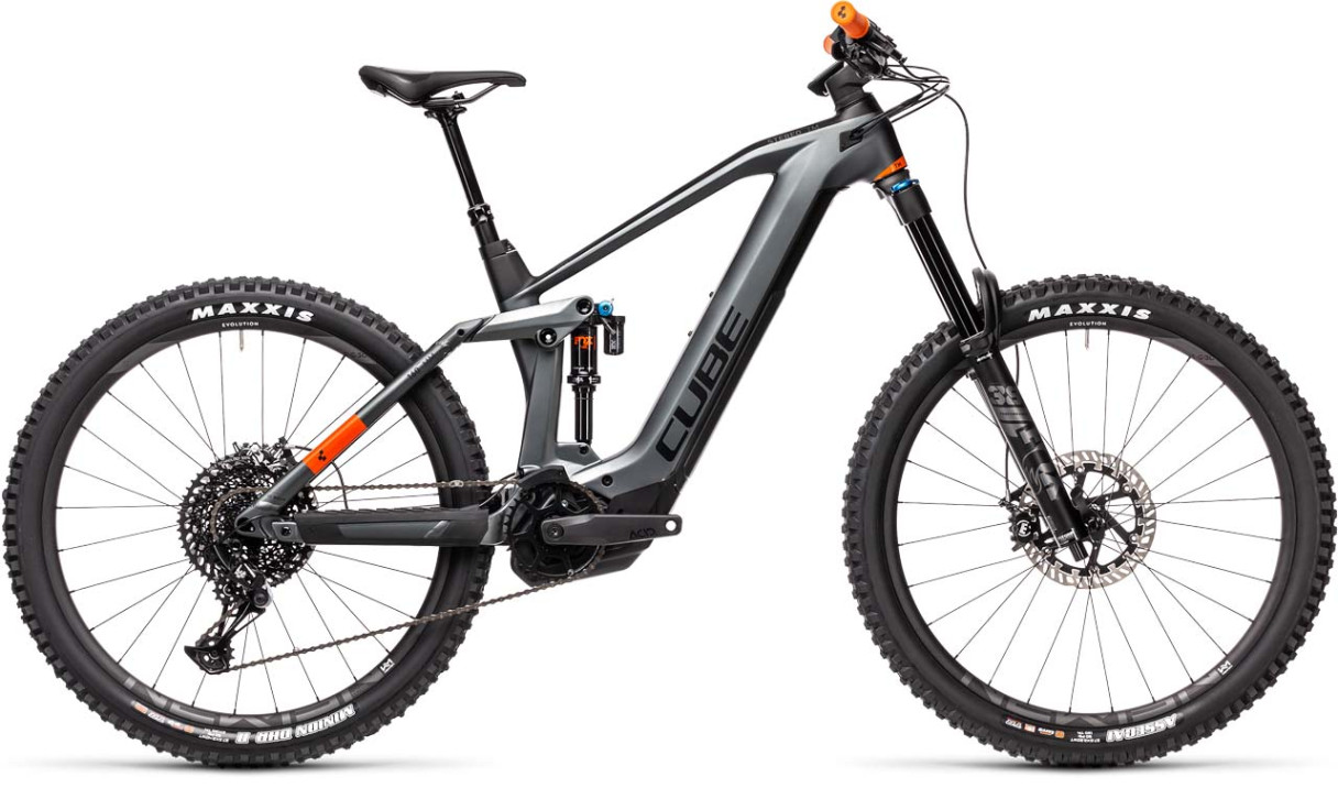 Cube Stereo Hybrid 160 HPC TM 625 27.5 flashgrey´n´orange 2021 437152 / 27.5: (20") L