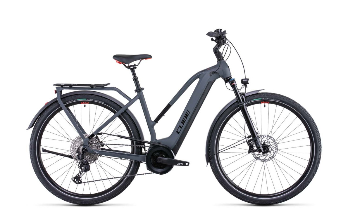 Cube Touring Hybrid EXC 625 grey´n´red 2022 Trapez 531152 / (46 cm) XS
