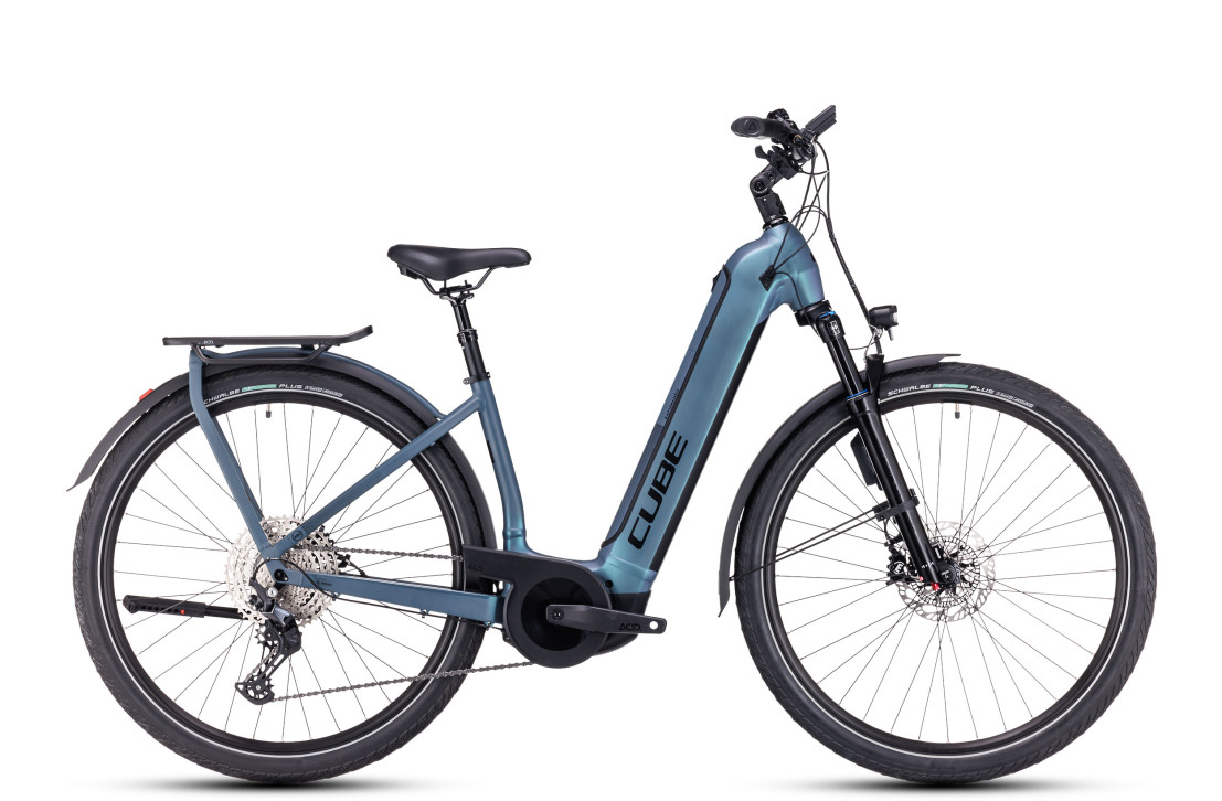 Cube Kathmandu Hybrid ABS 750 smaragdgrey´n´blue 2023 Easy Entry (50 cm) S / 689803