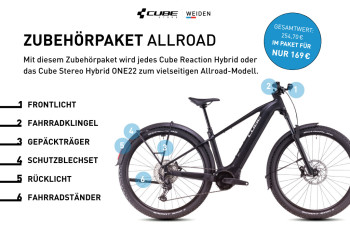 ALLROAD Zubehörpaket: Cube Reaction Hybrid / Cube Stereo Hybrid ONE22