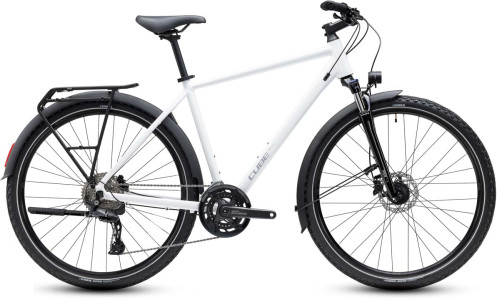 Cube Nature Pro FE metallicwhite´n´reflex 2027 (Classic 54 cm) M / 1163250