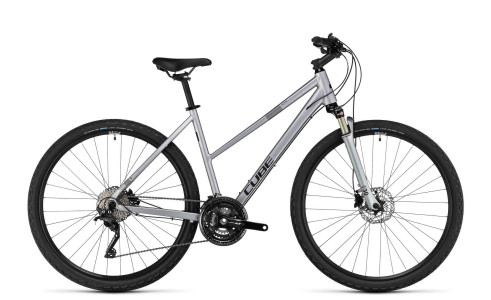 Cube Nature EXC polarsilver´n´black 2023 Trapez (46 cm) XS / 645200