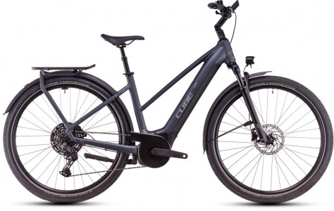 Cube Touring Hybrid Pro 625 metallicgrey´n´chrome 2025 Trapez (Trapez 46 cm) XS / 811201