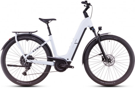 Cube Kathmandu Hybrid ONE polarwhite´n´black 2025 Easy Entry (Easy Entry 46 cm) XS / 812112