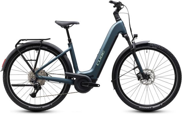 Cube Nuride Hybrid Pro 800 deepteal´n´blue 2027 Easy Entry (Easy Entry 54 cm) M / 1110202