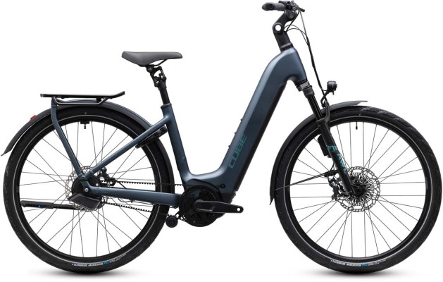 Cube Kathmandu Hybrid Deluxe SLX 800 mineralblue´n´blue 2027 Easy Entry