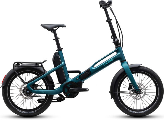Cube Fold Hybrid Deluxe 540 metallicpetrol´n´sea 2027 20 Zoll / 1120300