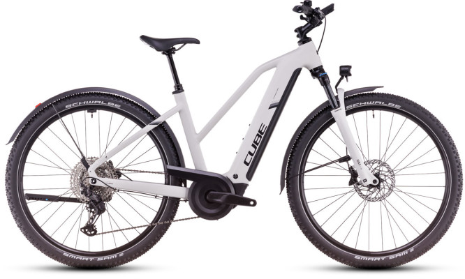 Cube Nuride Hybrid EXC 800 Allroad cotton´n´silver 2025 Trapez (Trapez 46 cm) XS / 810301