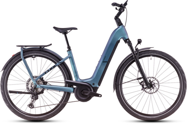 Cube Kathmandu Hybrid SLX 800 smaragdgrey´n´black 2025 Easy Entry (Easy Entry 46 cm) XS / 812612